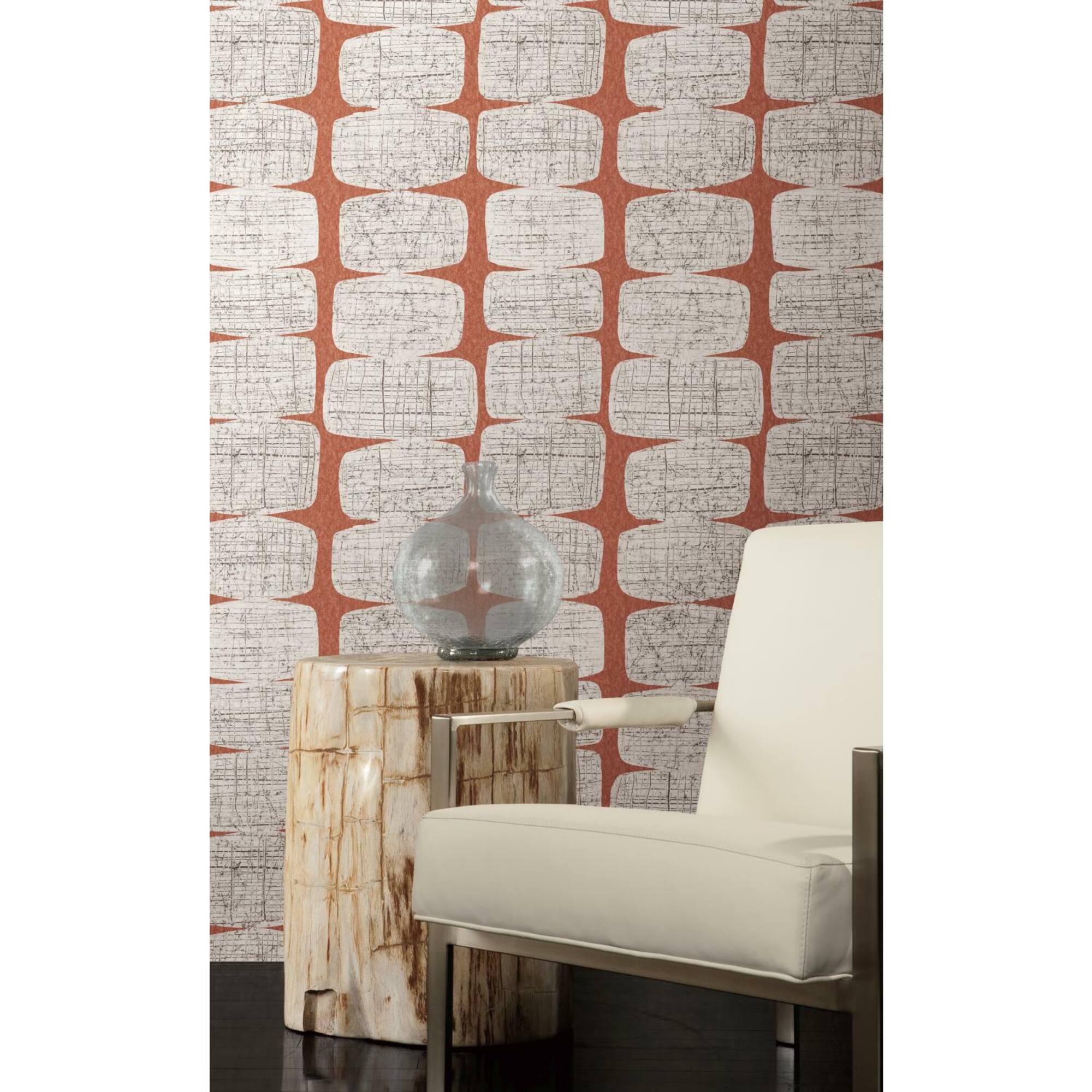 RoomMates Mid-Century Beads Peel & Stick Wallpaper